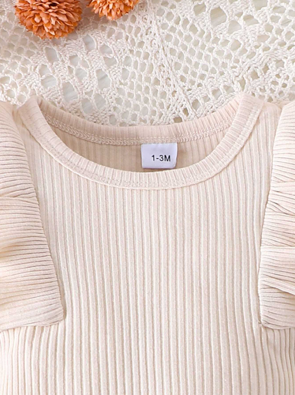 Baby Girl 2-Piece Bodysuit & Corduroy Dress Set – Autumn/Winter