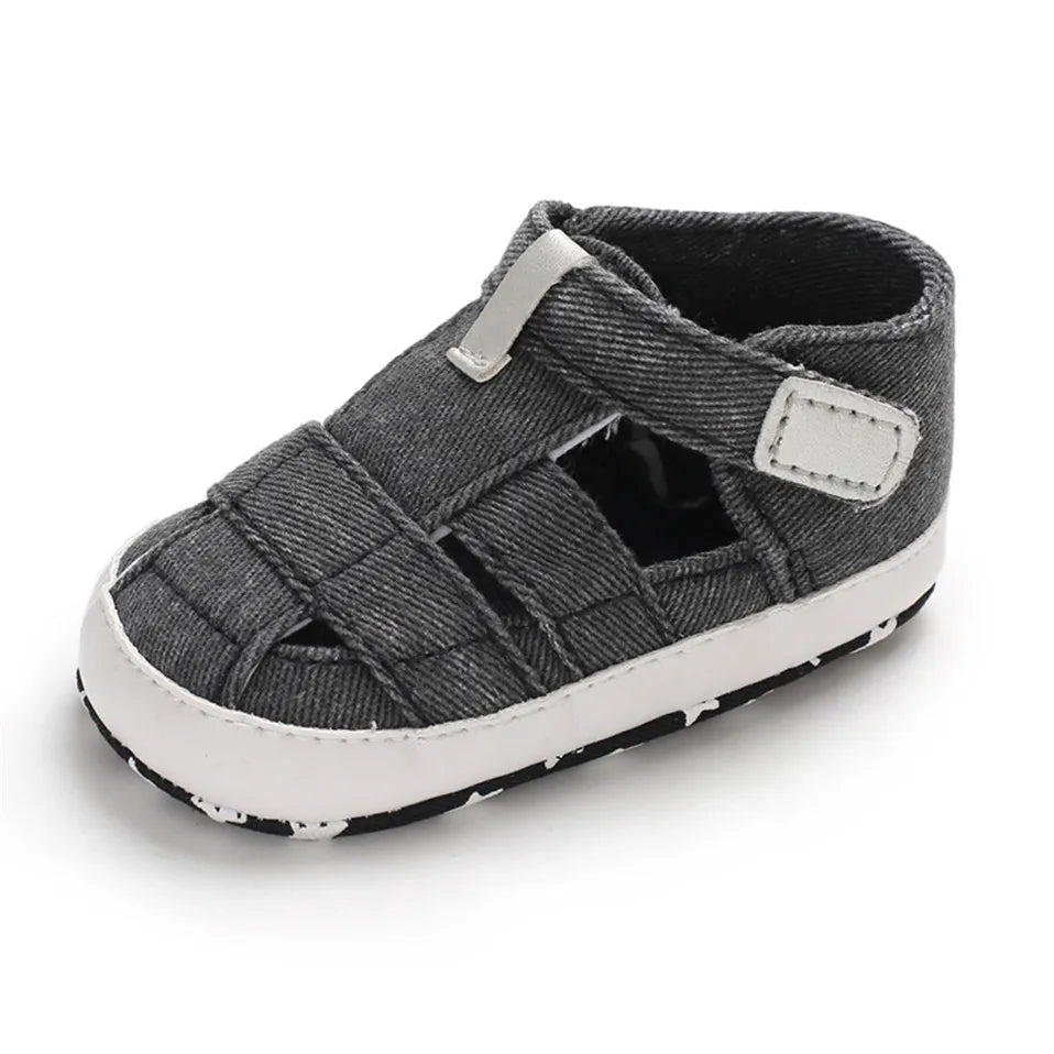 Baby Canvas Sandal For Baby Boys Girls Spring Summer Soft Bottom Anti-Slip Pre-Walker 2025 New First Walker Infant Toddler