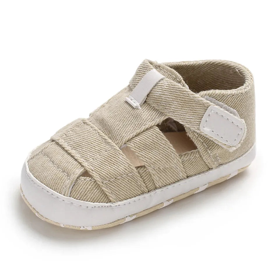 Baby Canvas Sandal For Baby Boys Girls Spring Summer Soft Bottom Anti-Slip Pre-Walker 2025 New First Walker Infant Toddler