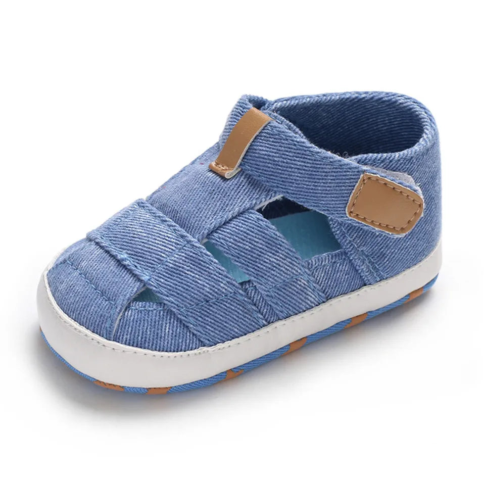 Baby Canvas Sandal For Baby Boys Girls Spring Summer Soft Bottom Anti-Slip Pre-Walker 2025 New First Walker Infant Toddler