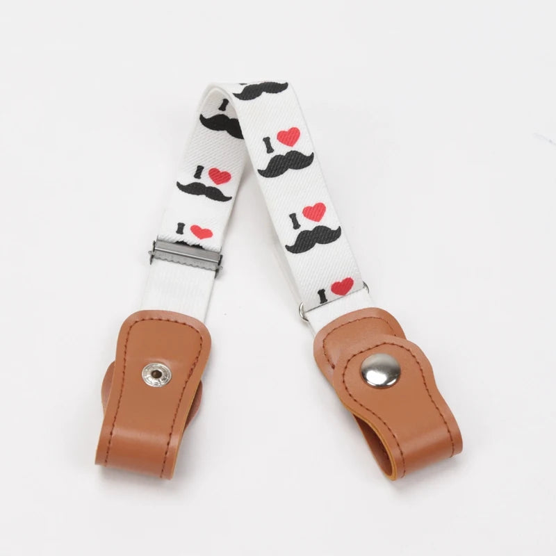 Canvas Children Elastic Belt Pants for Girls Boys Anti Deduction Belt Baby Nursery Essential 16 Colour Kid's Jeans Belt