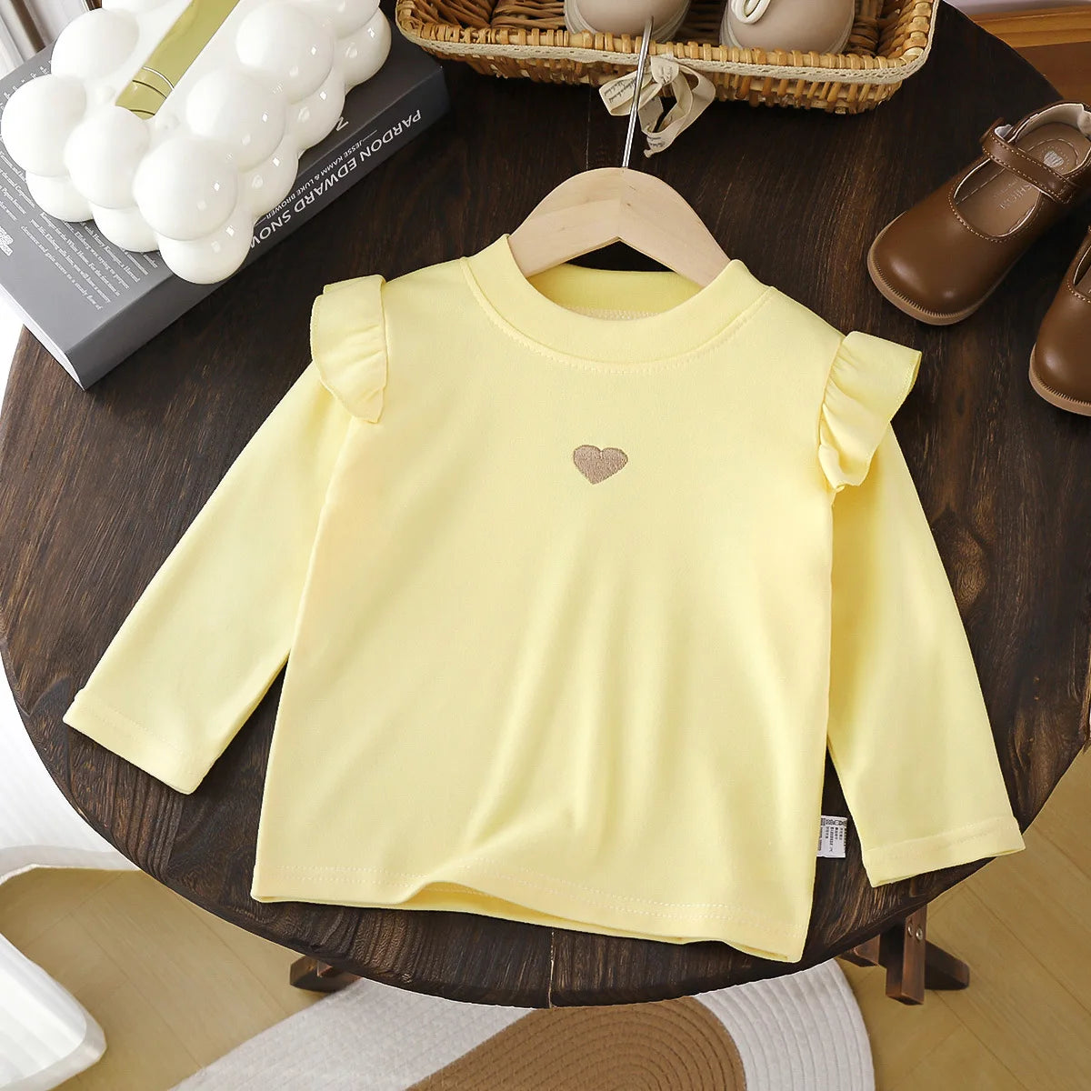 Autumn Winter Children's Clothing Baby Girls Long Sleeve T-shirts Kids Clothes Toddler Girls Warm Bottoming Shirt Tops