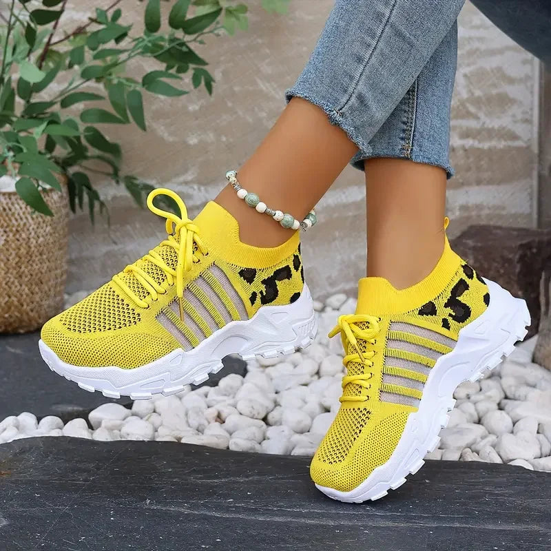 shoes woman 2025 [Leopard print sneakers] lightweight and breathable women's casual sneakers.women's shoes sale shoes