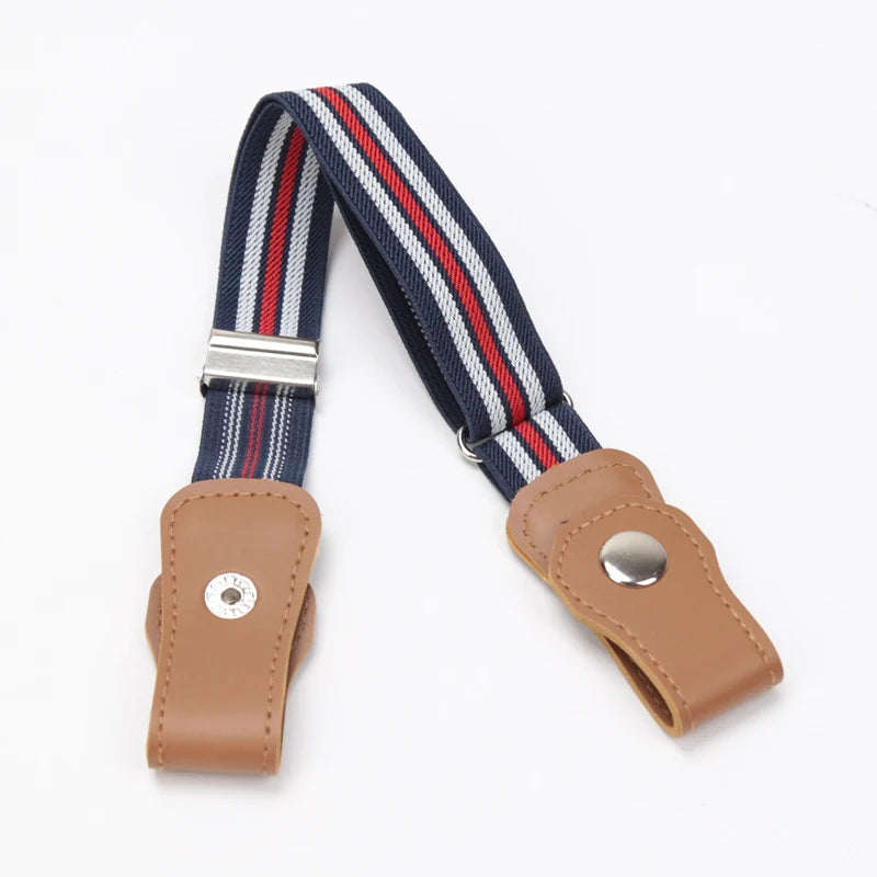 Canvas Children Elastic Belt Pants for Girls Boys Anti Deduction Belt Baby Nursery Essential 16 Colour Kid's Jeans Belt