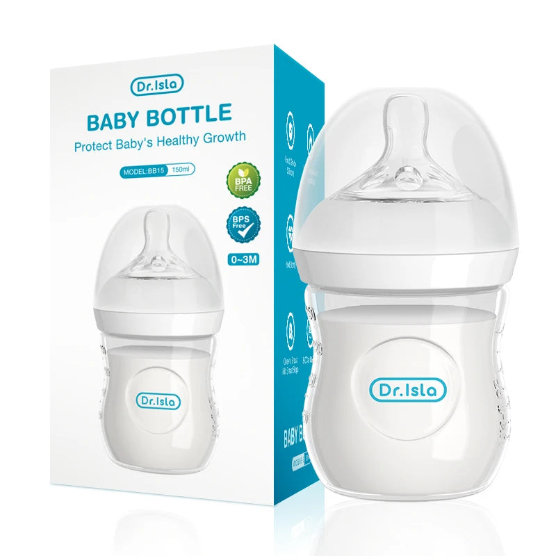 Baby Bottle Newborn Baby Bottle with Handle Milk Bottle Feeding Baby Bottles Newborn Feeding Cup BPA-Free 150/240/330ML