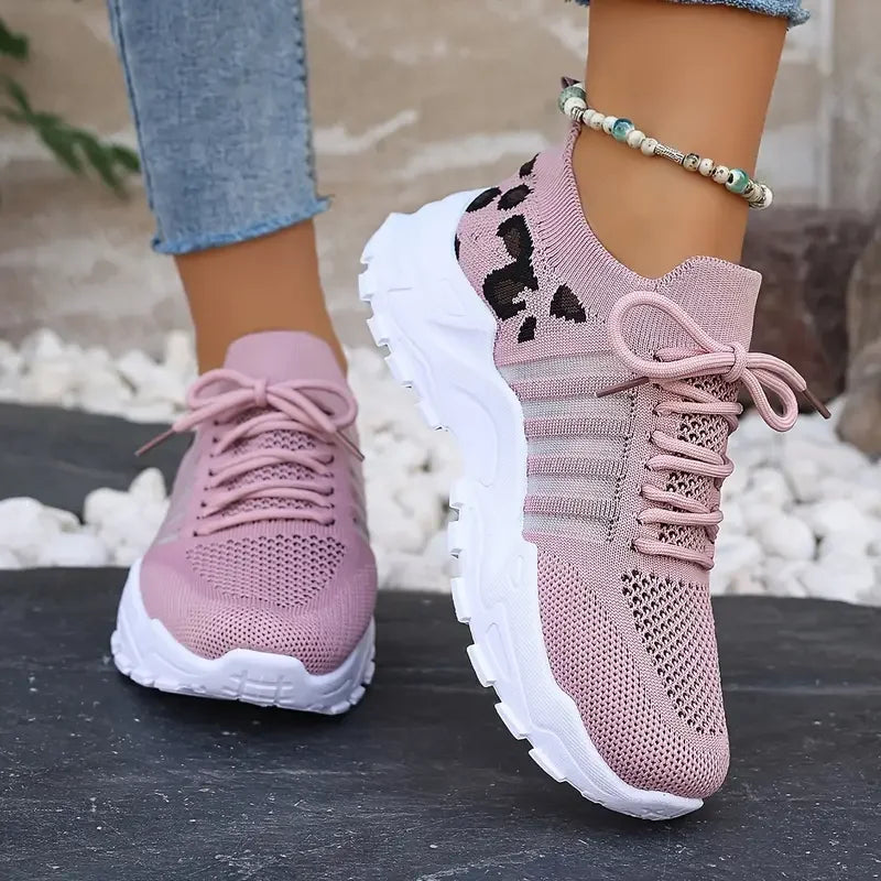 shoes woman 2025 [Leopard print sneakers] lightweight and breathable women's casual sneakers.women's shoes sale shoes